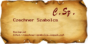 Czechner Szabolcs névjegykártya